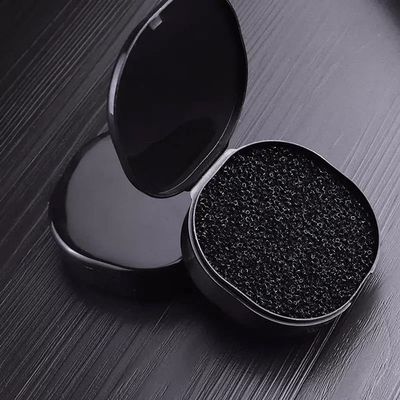 AKOAK 1 Pack Black Makeup Brush Cleaner Sponge Box Quick Dry Cleaner Box Lazy Special Clean Free to Remove Shadow Colours from Your Brush Small Sponges for Travel