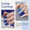 AzureBeauty Starter Dip Powder Kit, 4 Winter Glitter Blue White Navy Shades view 2