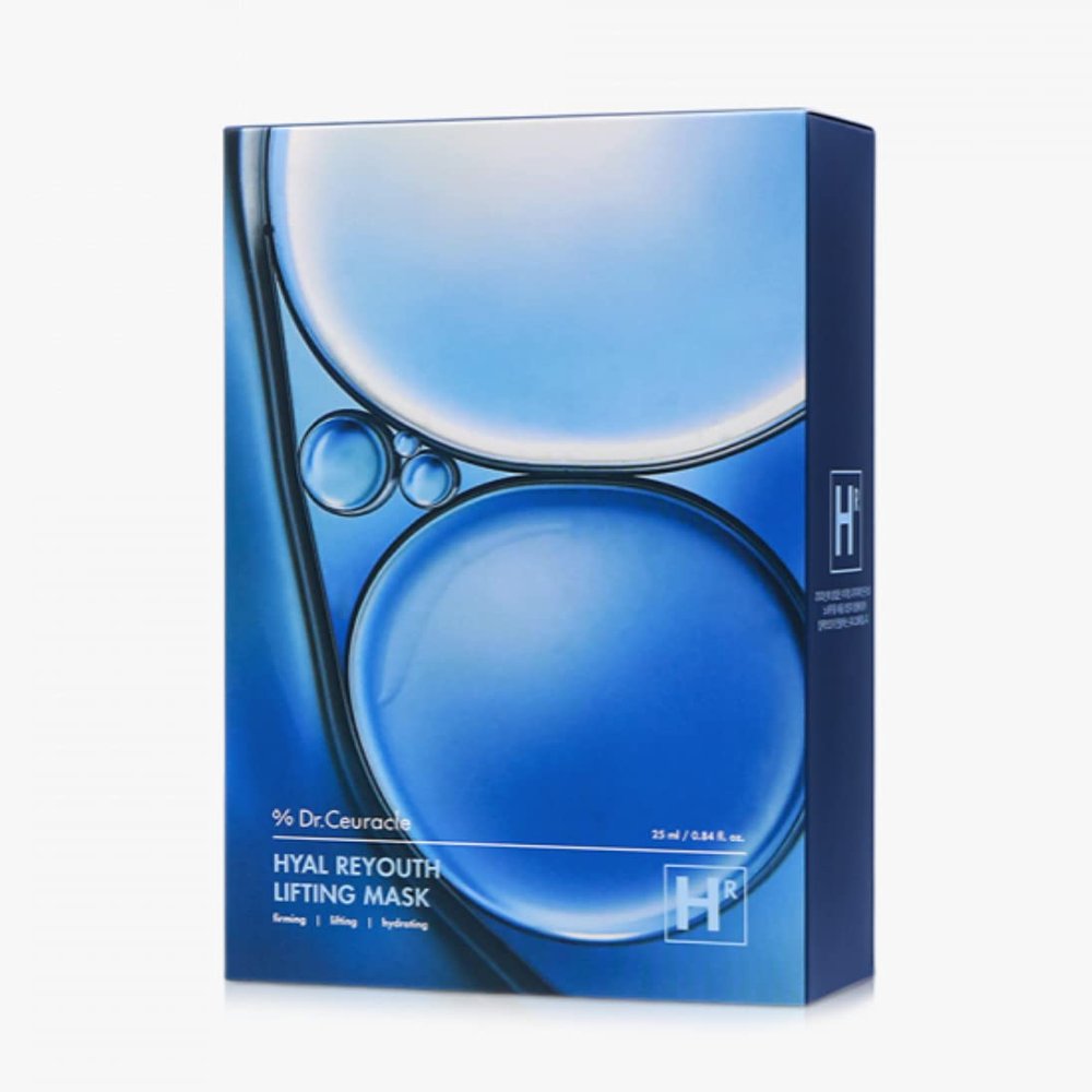 Dr.Ceuracle Hyal Reyouth Lifting Mask (10 Masks) - A Replenishing Sheet Mask for Dehydrated Skin, Long-lasting Hydration