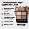 REVLON ColorStay Day to Night Eyeshadow Quad Palette with Transitional Shades, Stocking Stuffer for Her, Buttery Soft Feel, 580 Gorgeous, 0.16 oz view 3