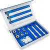 Elitzia 9 Tips 3 Wands Quality Diamond Dermabrasion Replacements Remove Wrinkles Blackheads Fine Lines ETL06C (Stainless Steel) view 1