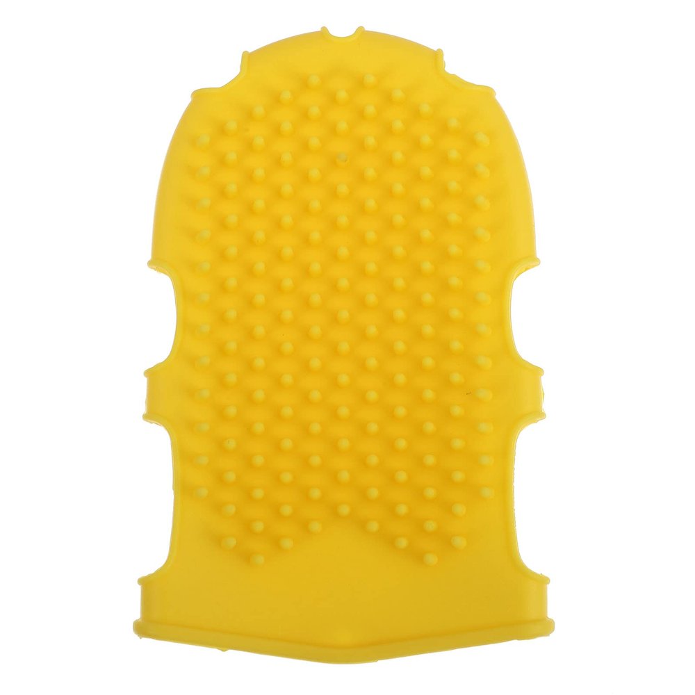 2 Glove Bath Brush Back Scrubber exfoliating Brush Bath Cleaning Silicone Bath Gloves Scrubber Soft Bristle Brush Shower Massager Scrubber loofah Body Baby