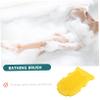 2 Glove Bath Brush Back Scrubber exfoliating Brush Bath Cleaning Silicone Bath Gloves Scrubber Soft Bristle Brush Shower Massager Scrubber loofah Body Baby view 3