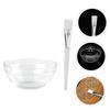 SOLUSTRE 12pcs Tool Kit for Transparent Mixing Bowls Applicator Brush Washable Reusable Skin-friendly Bowls Compact for Easy Use and Cleaning view 4