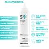 NAPURA S9 Professional Moisturizing Shampoo for Damaged Hair (13.53 fl oz) - Sulfate and Paraben Free - Split End Repair- Color Safe Protein Hair Repair Treatment with Avocado Oil view 3