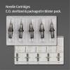 10pcs Disposable Tattoo Needles 0.3MM 0.35MM Round Liner Safety Cartridge Tattoo Needle with Membrane System,1009RL 0.3MM view 4