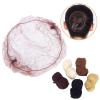10PCS Invisible Elastic Mesh Hairnets - Individual Packing, 20" / 50cm Brown Nets for Sleeping, Ballet, Hair Buns, Cooking, Food Service, and Wigs view 2