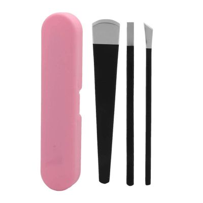 3PCS Pedicure Knife Set, Professional Foot Scraper Stainless Steel Toenail Foot Care Dead Skin Remover Kit for Dead Skin Corn Foot Remover, Nail Corn Callus