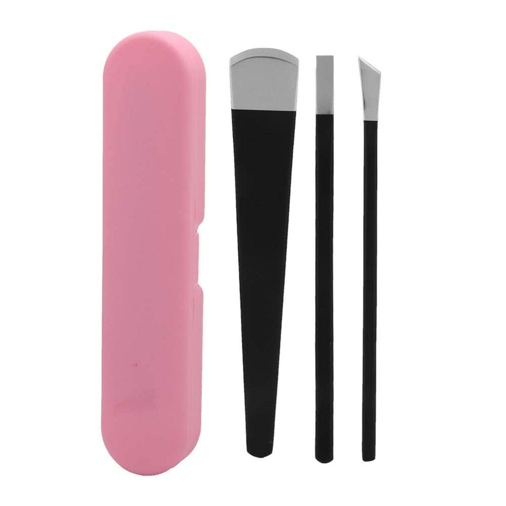3PCS Pedicure Knife Set, Professional Foot Scraper Stainless Steel Toenail Foot Care Dead Skin Remover Kit for Dead Skin Corn Foot Remover, Nail Corn Callus