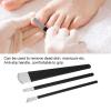 3PCS Pedicure Knife Set, Professional Foot Scraper Stainless Steel Toenail Foot Care Dead Skin Remover Kit for Dead Skin Corn Foot Remover, Nail Corn Callus view 3