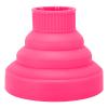 Silicone Hair Dryer Diffuser Collapsible 6 Colors Available Portable Hair Salon Tools for Home and Travel (Pink) view 1