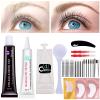 Lash T-i-n-t Kit Black, 15ml Eyelash D-y-e, Full Brow T.i.n.t. Set With Tools, DIY Eyelash Eyebrow T-i-n-ting Makeup At Home, Be Voluminous And Energetic For 6 Weeks(Black Stain Mascara Look) view 1