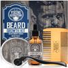 Beard Growth Kit - Oil, Balm, Serum, Derma Roller & Wooden Comb for Beard & Mustache Growth view 1