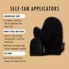 St Moriz Luxury Self Tanning Mitt & Face Mitt Duo Pack - Velvety Soft, Double Sided, Washable Self Tanner Applicator Gloves with Thumb For Even Self Tan Coverage & Streak Free Finish - Pack of 2 view 2