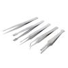 5pc Universal Tweezer Set Stainless Steel, 5" view 1