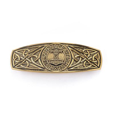 Kkjoy Hair Barrettes Large Hand Crafted Hair Clips Retro Vintage Metal French Hairpins Viking Celtic Knot Hair Accessory Hair Barrettes for Women Girls Jewelry Accessory