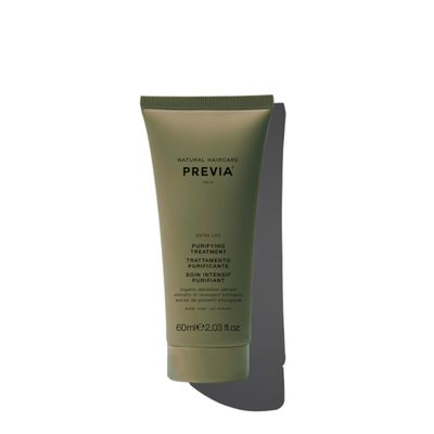 PREVIA Purifying Anti-Dandruff Treatment | Extra Life, The Virtuous Scalp Ritual | Hydrating Scalp Detox-Natural Vegan Treatment for Dandruff Eczema and Sensitive Skin | Organic Paraben Free- 2.03 oz