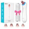 GERY Blackhead Remover Vacuum Pore Extractor Black Head Remover for Face Blackhead Extractor Pore Vacuum Pimple Extractor Skin Tag Remover Tool Pore Cleaner with Red&blue light 3 Modes 4 Suction Heads view 1
