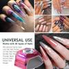 168W UV LED Nail Lamp Gel Polish Nail Dryer Light with Timer Senor&Display for Nail and Toe Nail Curing view 4