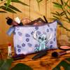 Disney Stitch Gifts for Girls Makeup Bag for Teens Women, Cute Travel Toiletry Bag for Beauty Accessories, Zipped Make Up Cosmetics Storage (Purple) view 2
