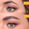 12 Sheets 4D Hair-Like Waterproof Eyebrow Tattoos Stickers Eyebrow Transfers Stickers Grooming Shaping Eyebrow Sticker for Women and Girls (2 Style) (Simple Style) view 4