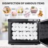 DEPFALL Hot Towel Warmer, Professional 23L Large Capacity Hot Towel Cabinet, 2-in-1 Spa Towel Warmers for Facials, Barber, Salon, Esthetician, Upgrade Fast Heating Aluminum Interior, Black view 4