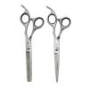 6" Professional Hairdressing Scissors Laser Wire Small Teeth Micro Serrated Blade Hair Scissors Barber Shears Salon Hair Cutting Tools view 1