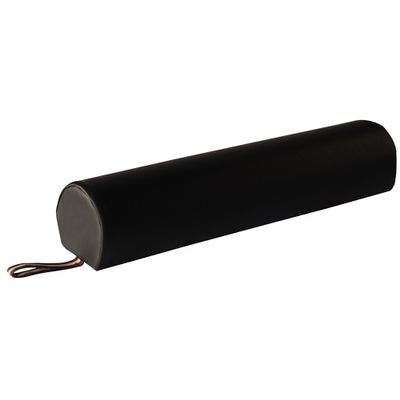 6"x26" 3/4 Round Massage Bolster - Black