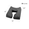 Master Massage ErgonomicDream Face Cushion Pillow Memory Foam Universal headrests Cradle in Royal Blue view 2