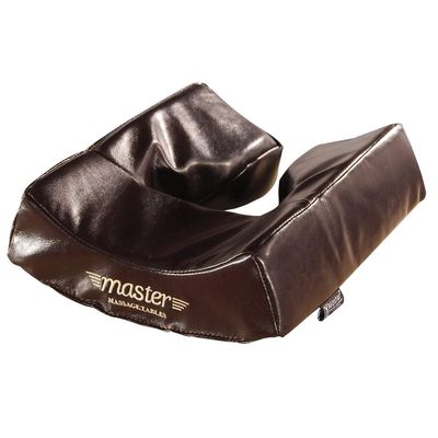 Master Massage ErgonomicDream Face Cushion Pillow Memory Foam Universal headrests Cradle in Brown Luster
