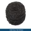 12MM Man Weave Hair Unit Black Men Afro Curly Toupee Full Poly Skin Pu Mens Toupee Human Hair System for Men Hair Piece view 2