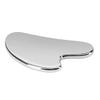 JJZXD Stainless Steel Scraper Facial Massage Gua Sha Tool Face Lift Anti-Aging Skin Tightening Cooling Metal Contour Reduce Puffiness (Color : Silver) view 1