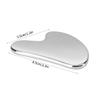 JJZXD Stainless Steel Scraper Facial Massage Gua Sha Tool Face Lift Anti-Aging Skin Tightening Cooling Metal Contour Reduce Puffiness (Color : Silver) view 2