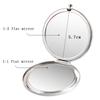 2009 14th Birthday Gifts for Girl Daughter Classmate Friend Stainless Steel Rose Gold Compact Pocket Travel Makeup Mirror 14 Years Old Inspiration Gift Behind You All Your Mermories with Gift Box view 2