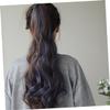 Beaupretty 1pc Wavy Ponytail Hair Clip Extension Fashionable Style Synthetic Hairpiece for Daily Wear Lightweight and Comfortable for Casual and Formal Looks view 3