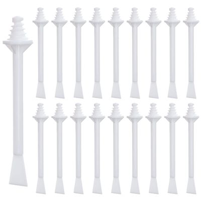 Plastic Wax Applicator Sticks and Disposable Spatulas - 50 Pieces for Nostril Cleaning, Nose Hair Removal, and Waxing