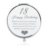 18th Birthday Gift for 18 Years Old Girls, Happy 18th Birthday Gift for Sister Niece Daughter Bestie, Folding Makeup Mirror for Her, Present Idea for Girls Turning 18 Years Old, 18th Bday Gift for Her view 1