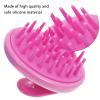 Beaupretty 5pcs Silicone Hair Scalp Massage Scrubbers for and Hair Growth Gentle Exfoliating Brush for Shower Lightweight and Scalp Care Tool view 3