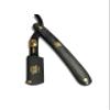 Black and Gold Straight Edge Hair Shaving Razor with Full Double Edge Blade Holder  Professional Barber Beauty Salon All Purpose Durable Shaving Razor  Cut Throat Folding Blade view 2