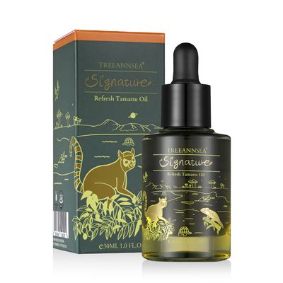 TREEANNSEA Signature refresh tamanu oil 1.05 Fl.Oz / 30ml Contains 8 vegetable oil, soothing, hydrating, moisturizing dry skin, Skin barrier nourishing, Korean Skincare