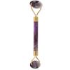 Fengshui Natural Amethyst Massage Healing Roller Massager view 3