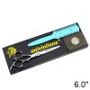 6" laser wire hair scissors japanese hair cutting shears with small teeth hairdressing scissors thinning shear barber haircut (Color : 6010-Cutting) view 2