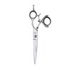 5.5/6" 440C Swivel Hair Scissors Hairdressing Scissors Barber Razor Thinning Rotating Thumb Shears Swivel Handle Scissor Rotary (Size : 5.5 INCH CUT) view 1