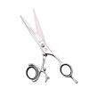 5.5/6" Japanese Hair Scissors Salon Hairdressing Scissors Barber Razor Rotating Thumb Shears Swivel Thumb Scissor Rotary Haircut (Size : 5.5 inch) view 2
