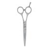 5.75" serrated 440C left hand laser wire hair scissors japan hair cutting shears lefty small teeth hairdressing thinning barber (Color : L5575-Cutting) view 1