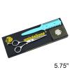 5.75" serrated 440C left hand laser wire hair scissors japan hair cutting shears lefty small teeth hairdressing thinning barber (Color : L5575-Cutting) view 2