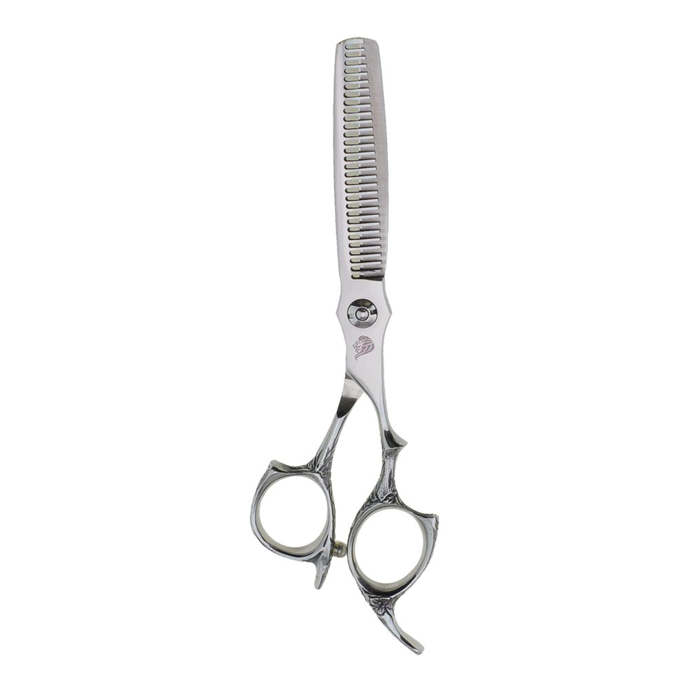 6" laser wire hair scissors japanese hair cutting shears with small teeth hairdressing scissors thinning shear barber haircut (Color : 6010-Thinning)