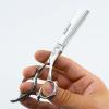 6" laser wire hair scissors japanese hair cutting shears with small teeth hairdressing scissors thinning shear barber haircut (Color : 6010-Thinning) view 3