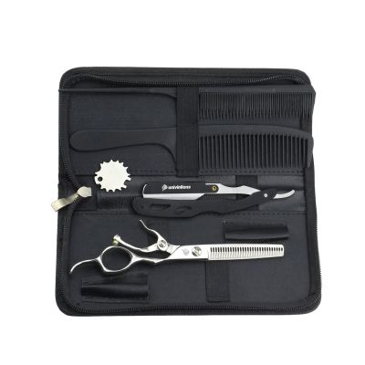6" 440C barber hair scissors hairdressing thinning haircut scisors japan hairdresser SUS razor gift hot shears salon hairstylist (Color : 6137-Thinning)