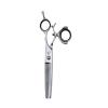 5.5/6" 440C Swivel Hair Scissors Hairdressing Scissors Barber Razor Thinning Rotating Thumb Shears Swivel Handle Scissor Rotary (Size : 5.5 INCH THIN) view 1